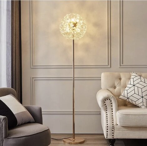 Lampadar Firefly, 8 surse de iluminare, Lumina: Cald, Natural, Rece